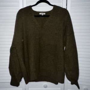 Madewell bubble sleeve sweater